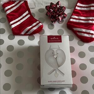 Hallmark Keepsake White Anniversary Ornament
